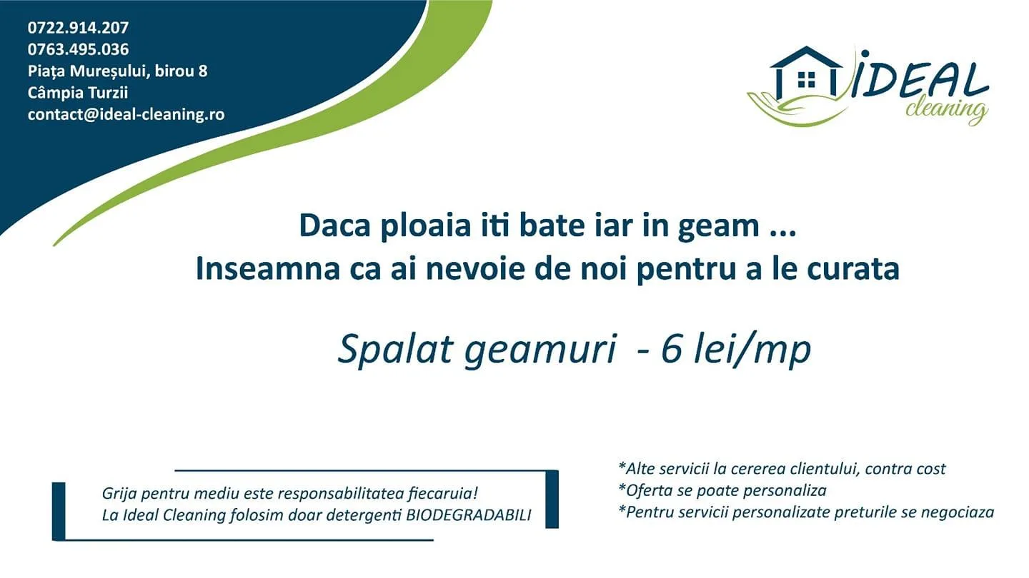 Ideal Cleaning servicii curatenie Turda