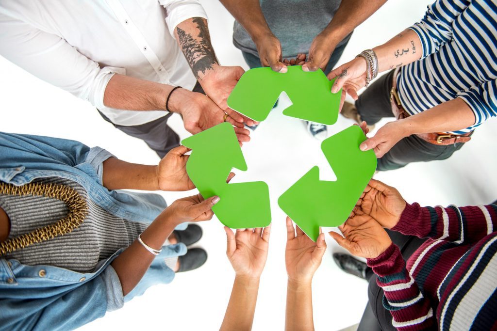 group-people-holding-recycling-sign-concept