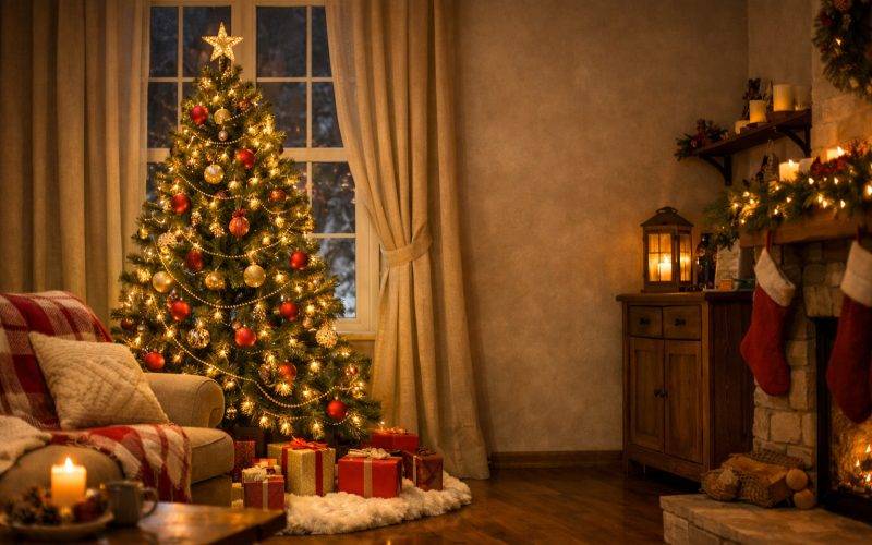 Ce dimensiune ar trebui să aibă bradul artificial de Crăciun în funcție de camera în care îl pui?