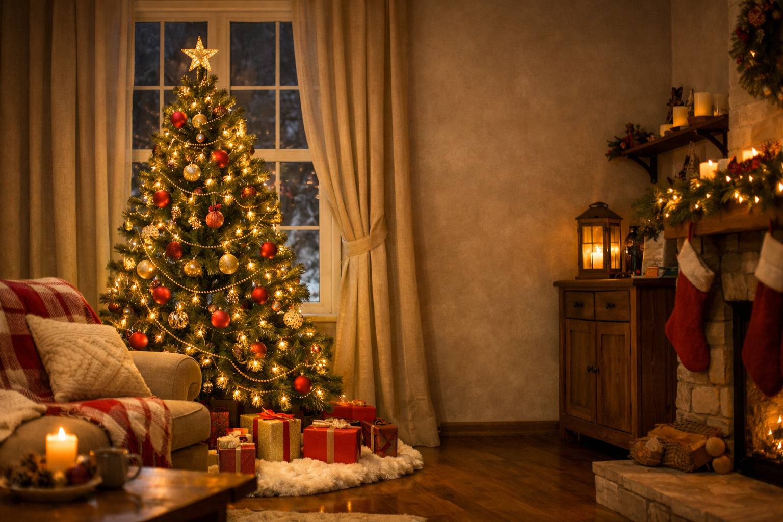 Ce dimensiune ar trebui să aibă bradul artificial de Crăciun în funcție de camera în care îl pui?